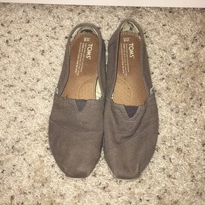 Grey toms flats